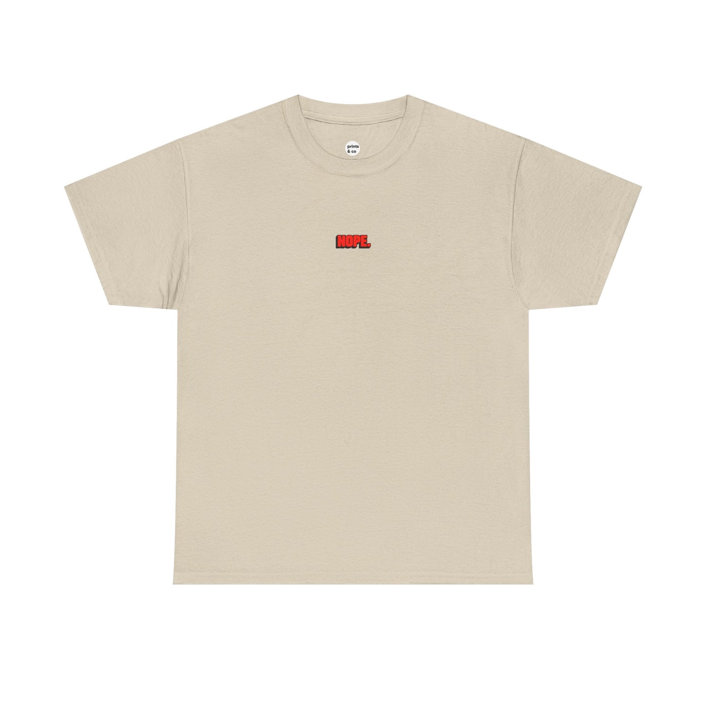 'NOPE.' Unisex Cotton Tee