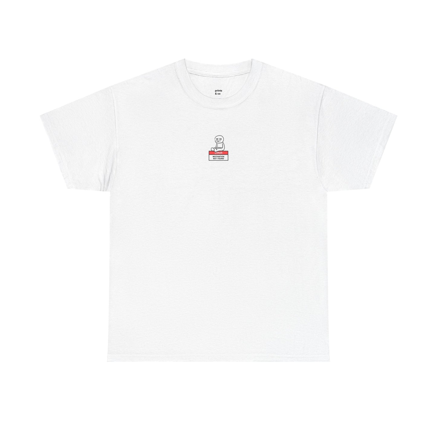 Motivation Not Found Unisex Cotton Tee