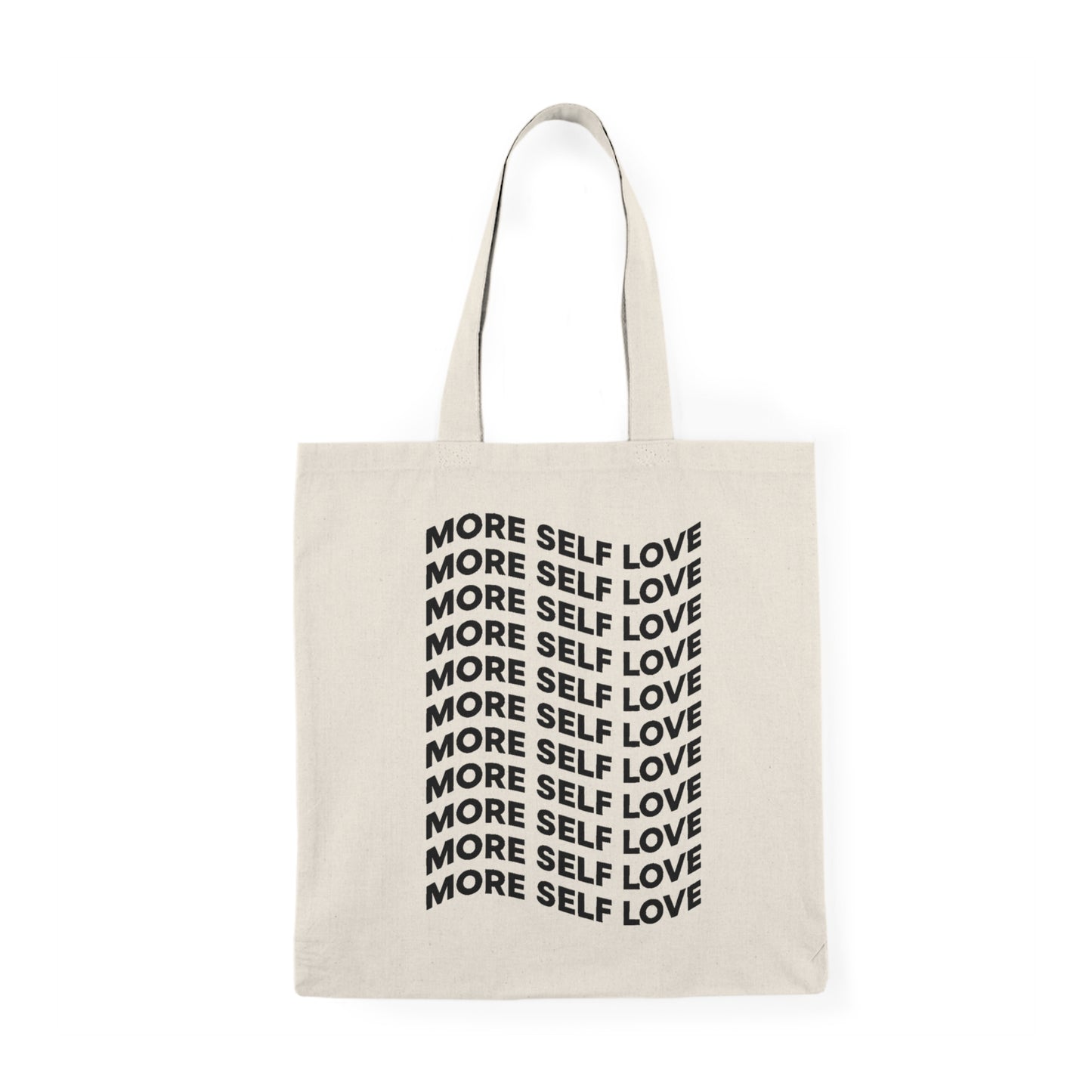 MORE SELF LOVE Tote Bag – Motivational Canvas Bag for Self-Care & Empowerment