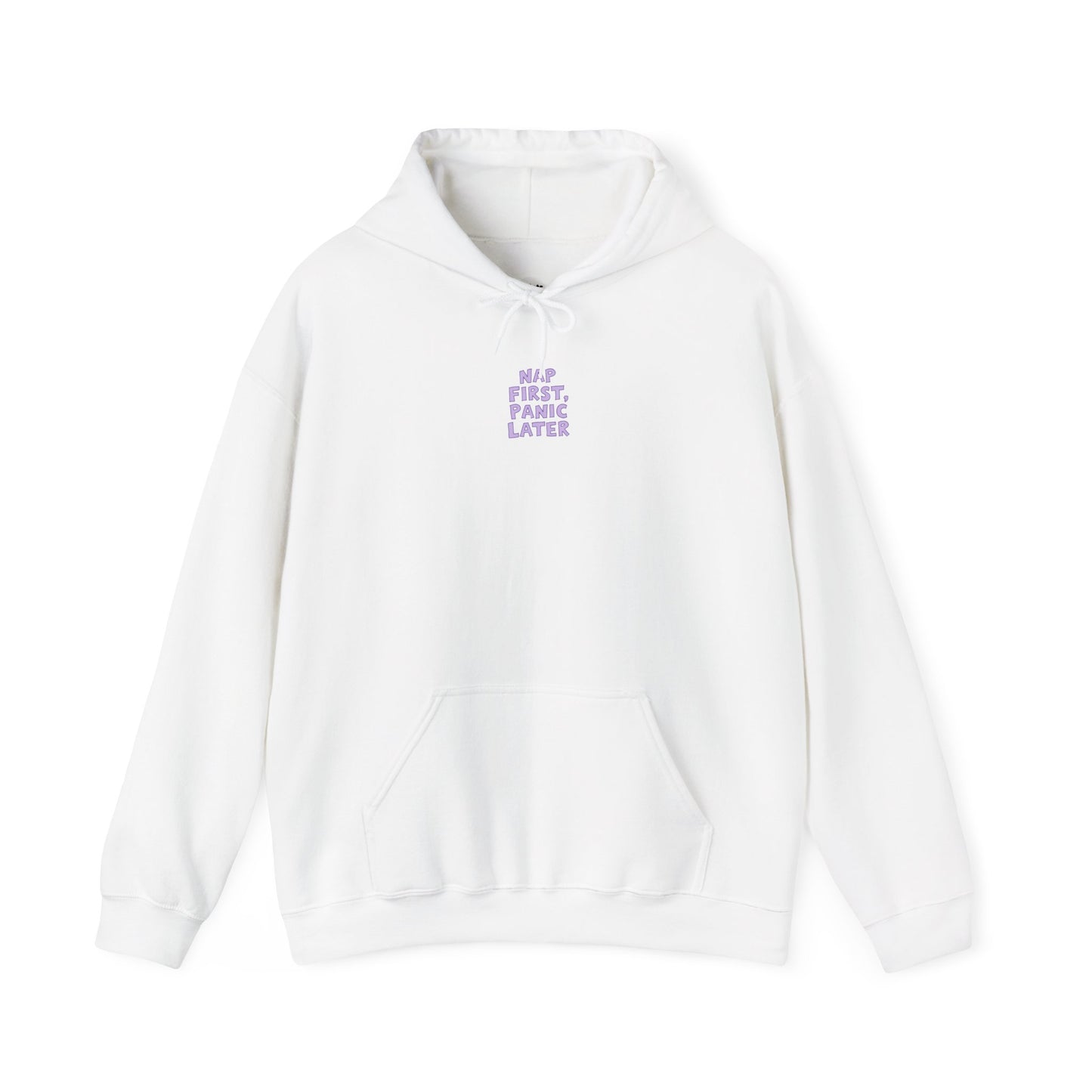 Nap First, Panic Later Unisex Hoodie