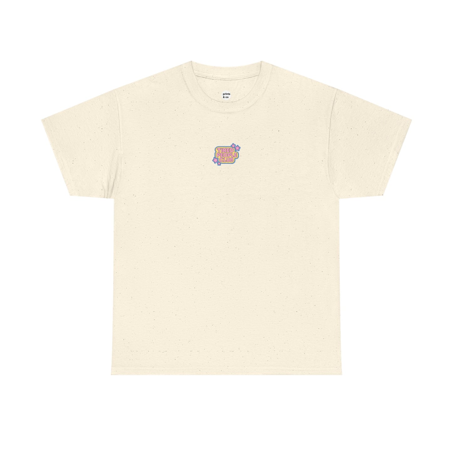 'Tired People Club' Unisex Cotton Tee