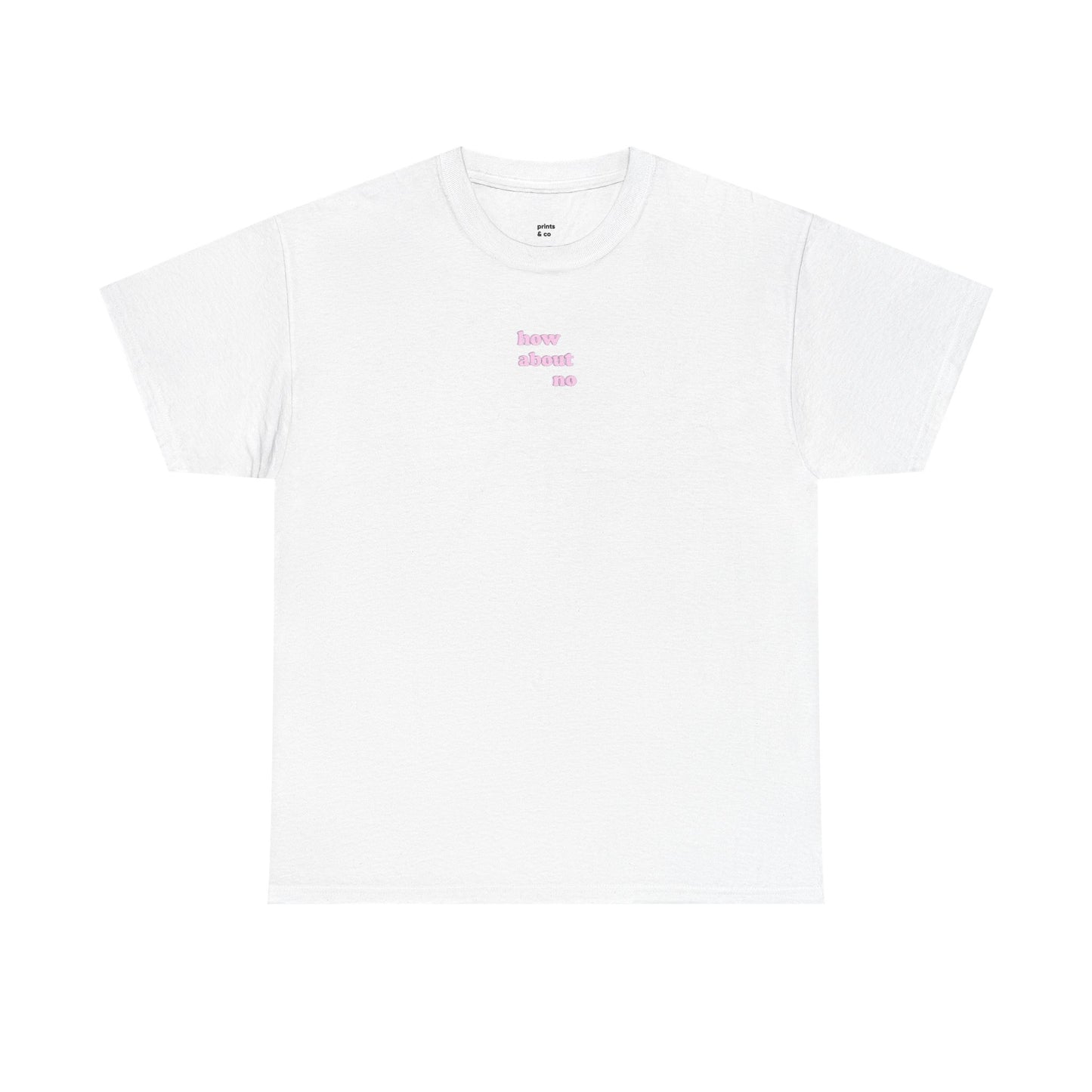 How About No Unisex Cotton Tee