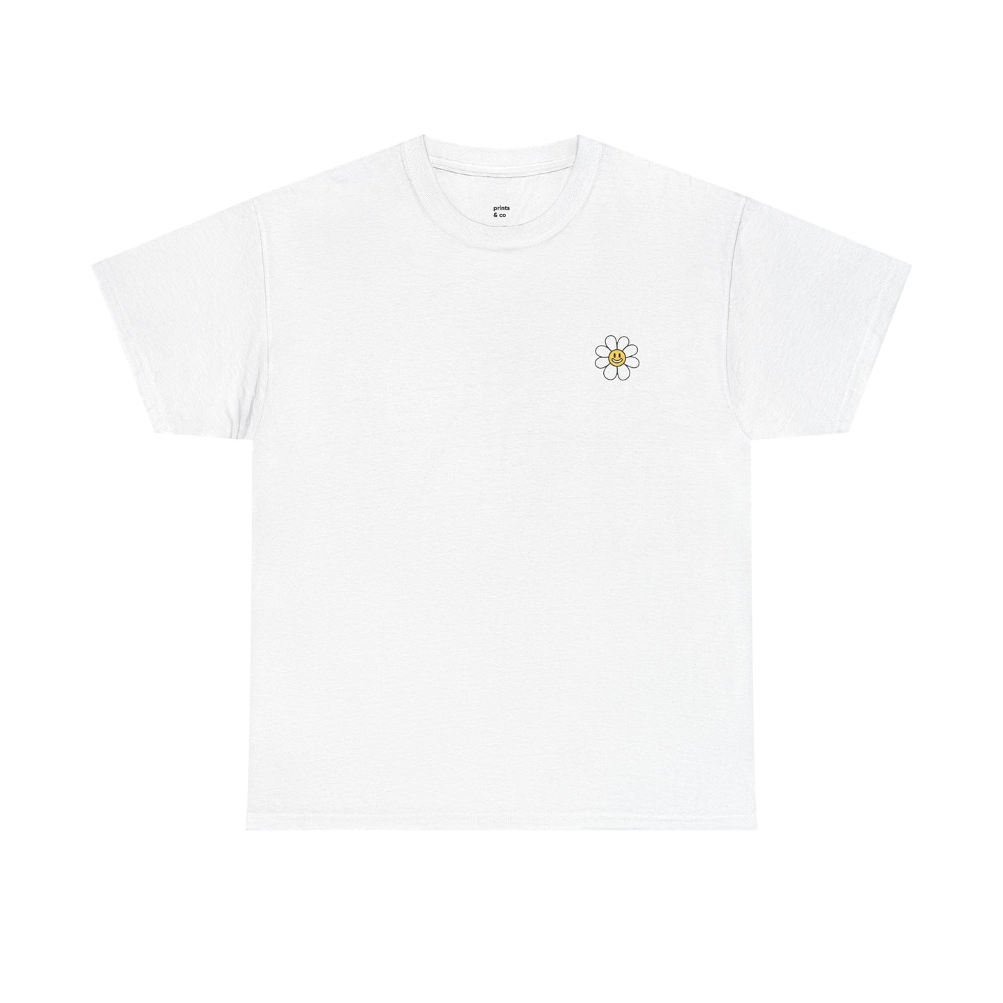 Smiley Daisy Unisex Cotton Tee