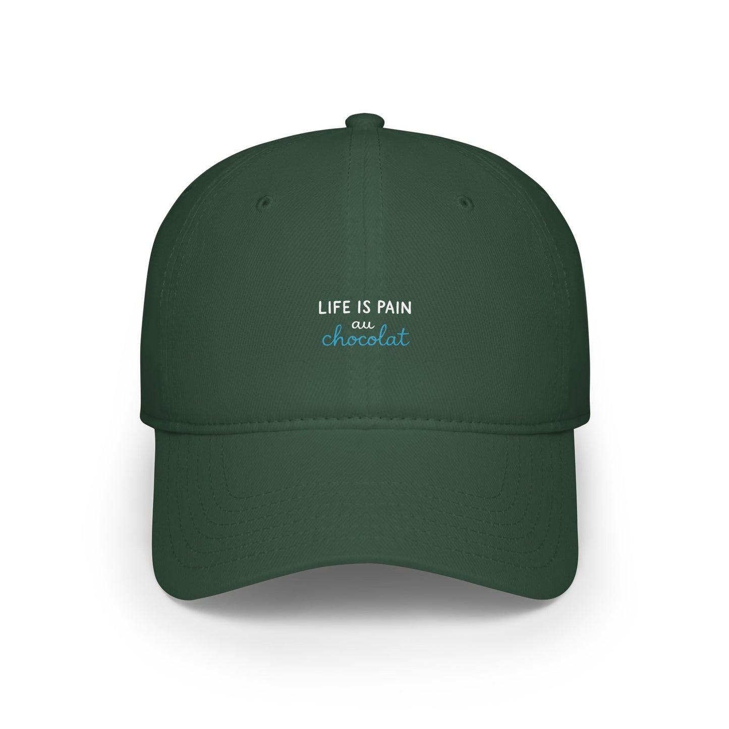 Life Is Pain Au Chocolat Baseball Hat