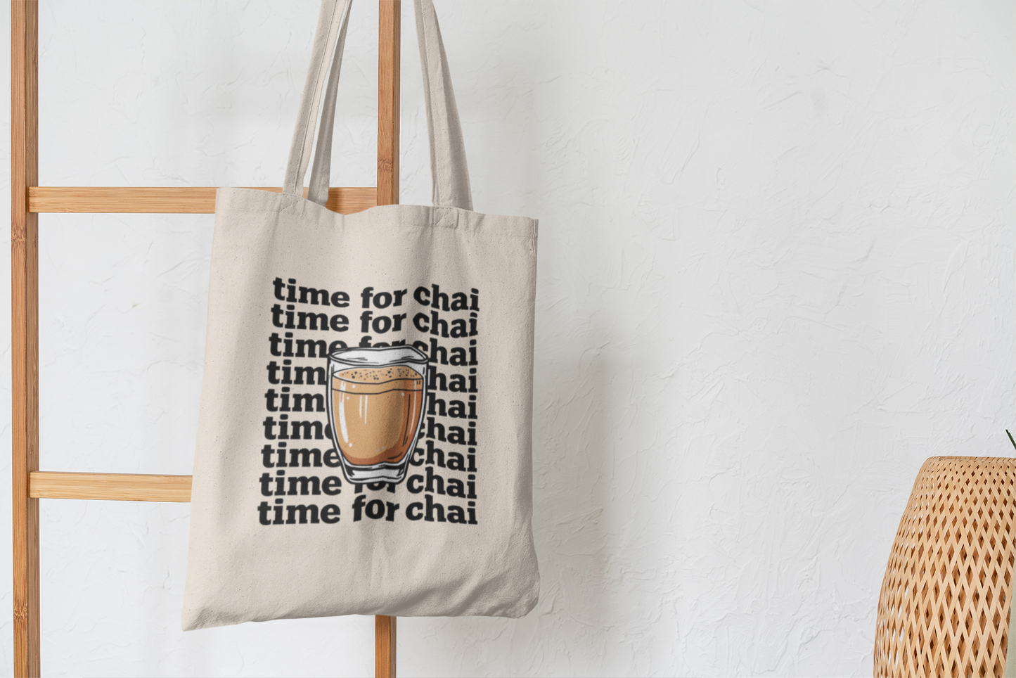 Time for Chai Tote Bag