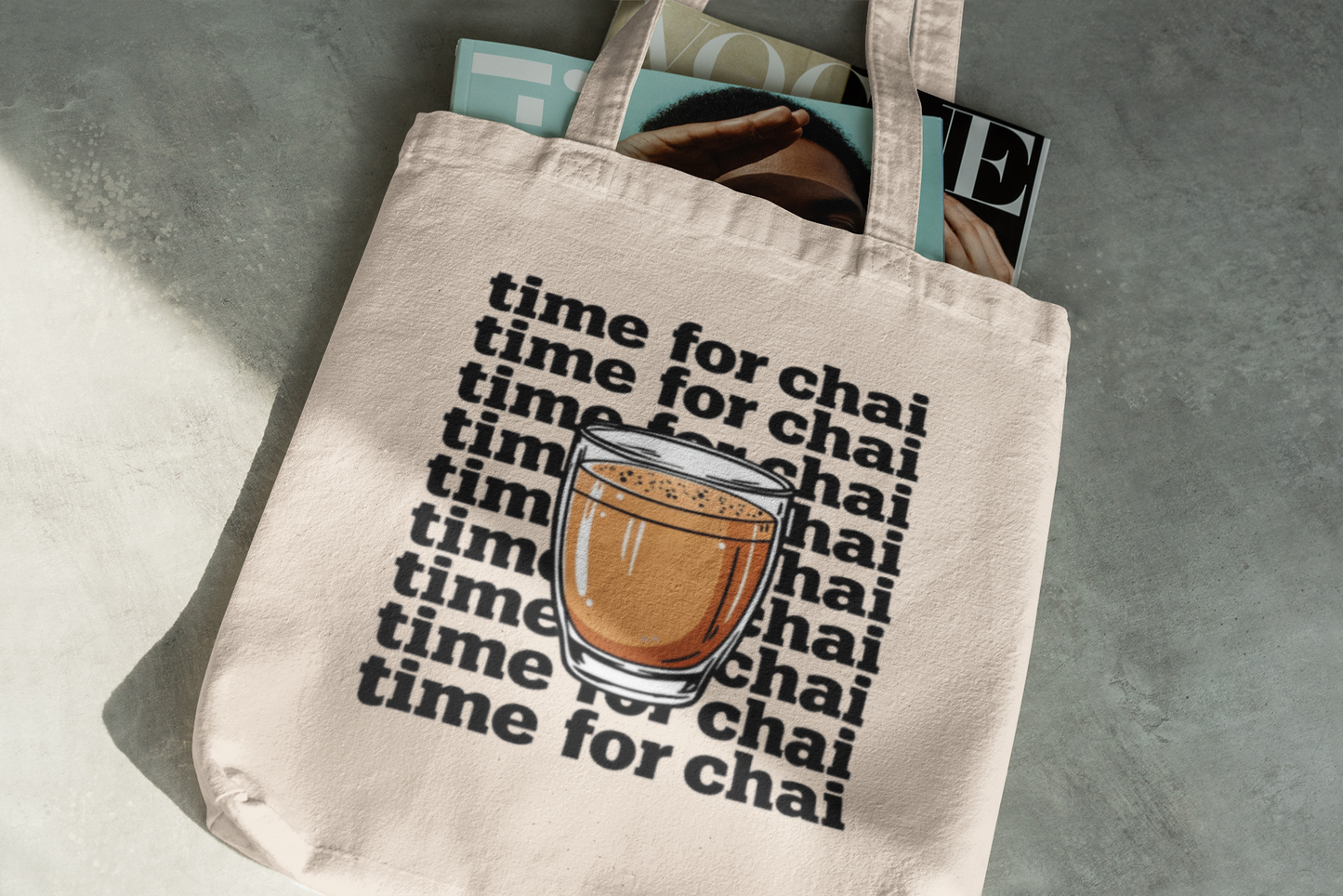 Time for Chai Tote Bag