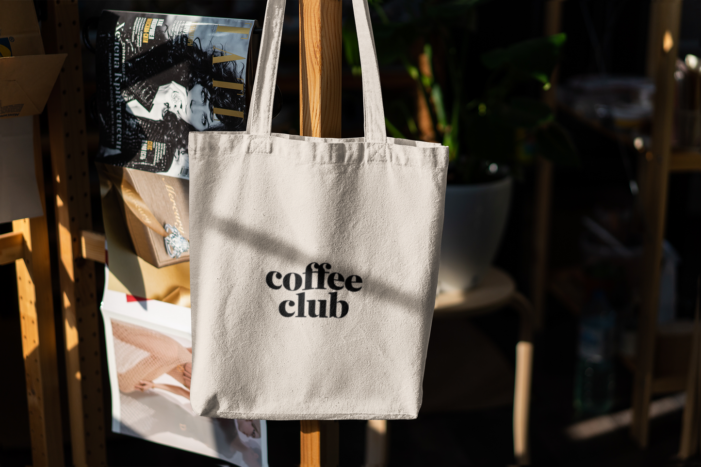 Coffee Club Tote Bag