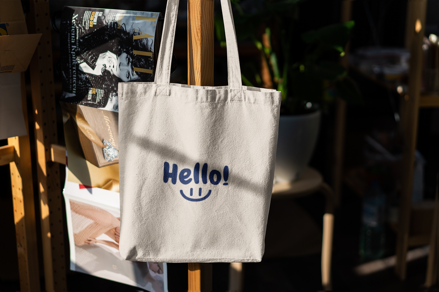 Hello Tote Bag