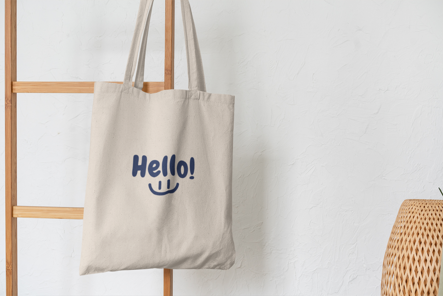 Hello Tote Bag