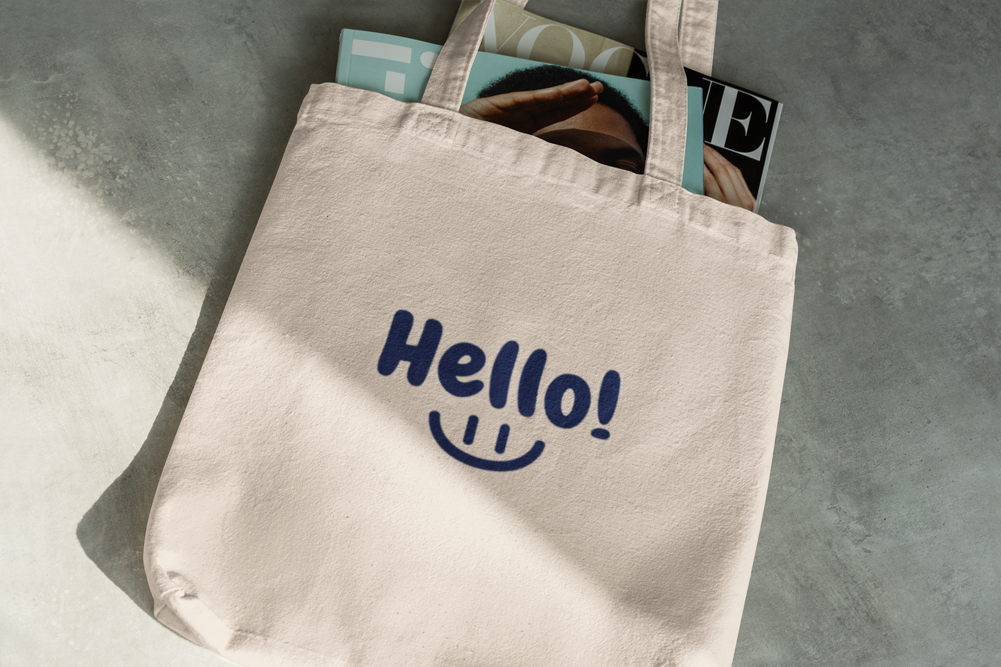 Hello Tote Bag