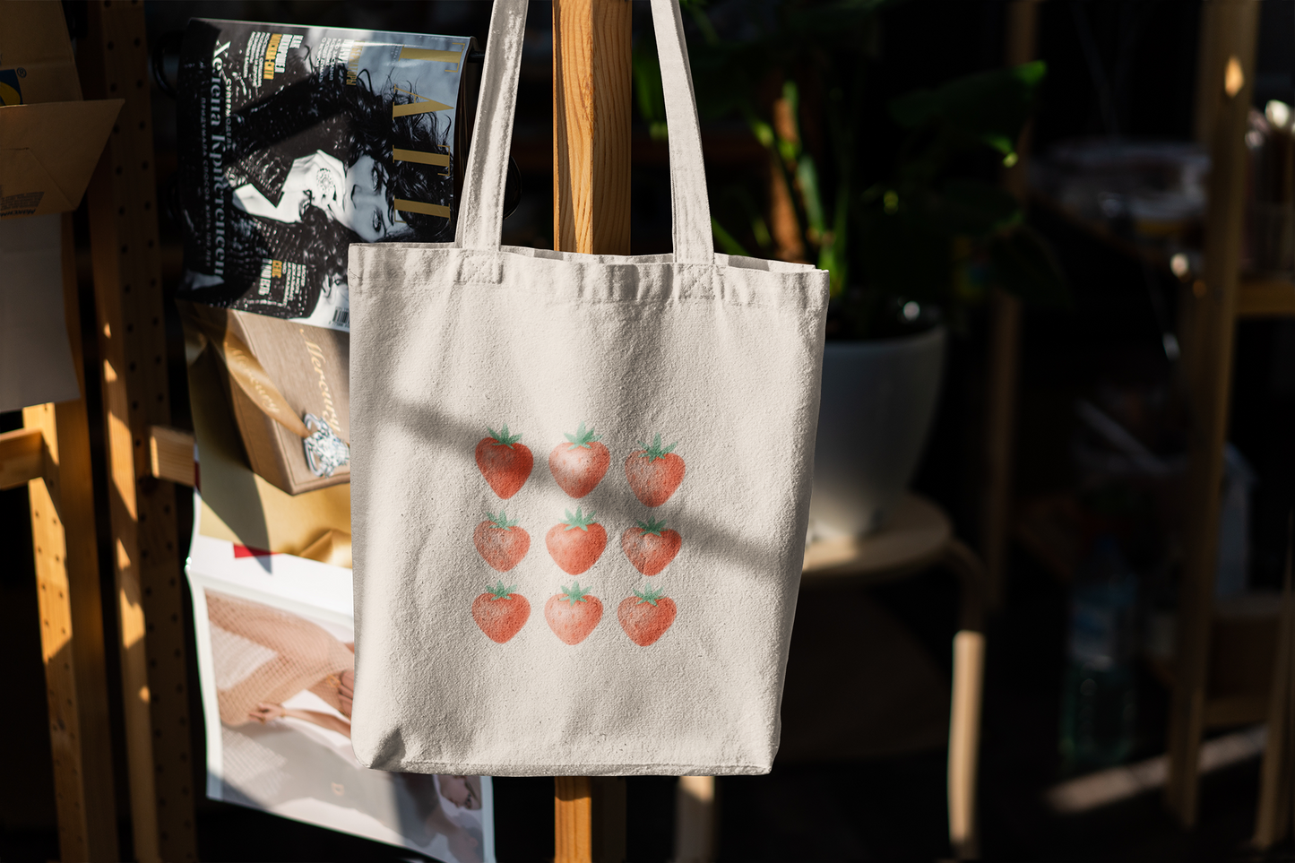 Strawberry Tote Bag