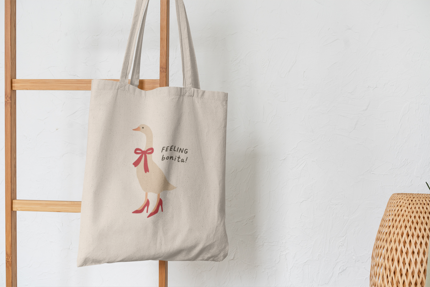Feeling Bonita Duck Tote Bag