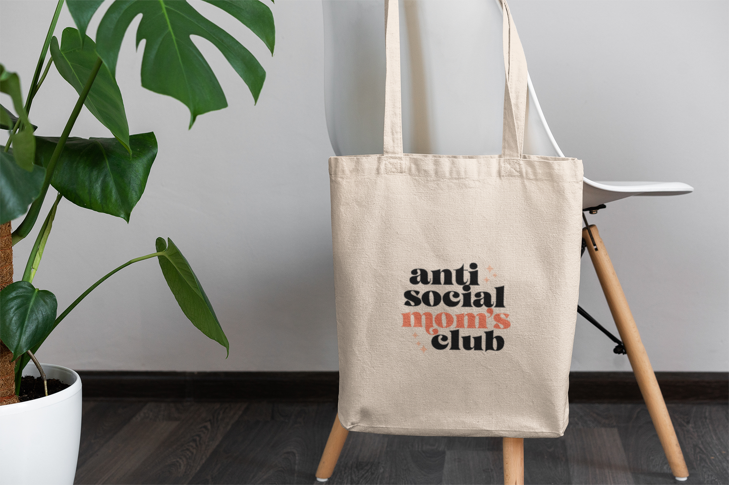 Anti Social Moms Club Tote Bag