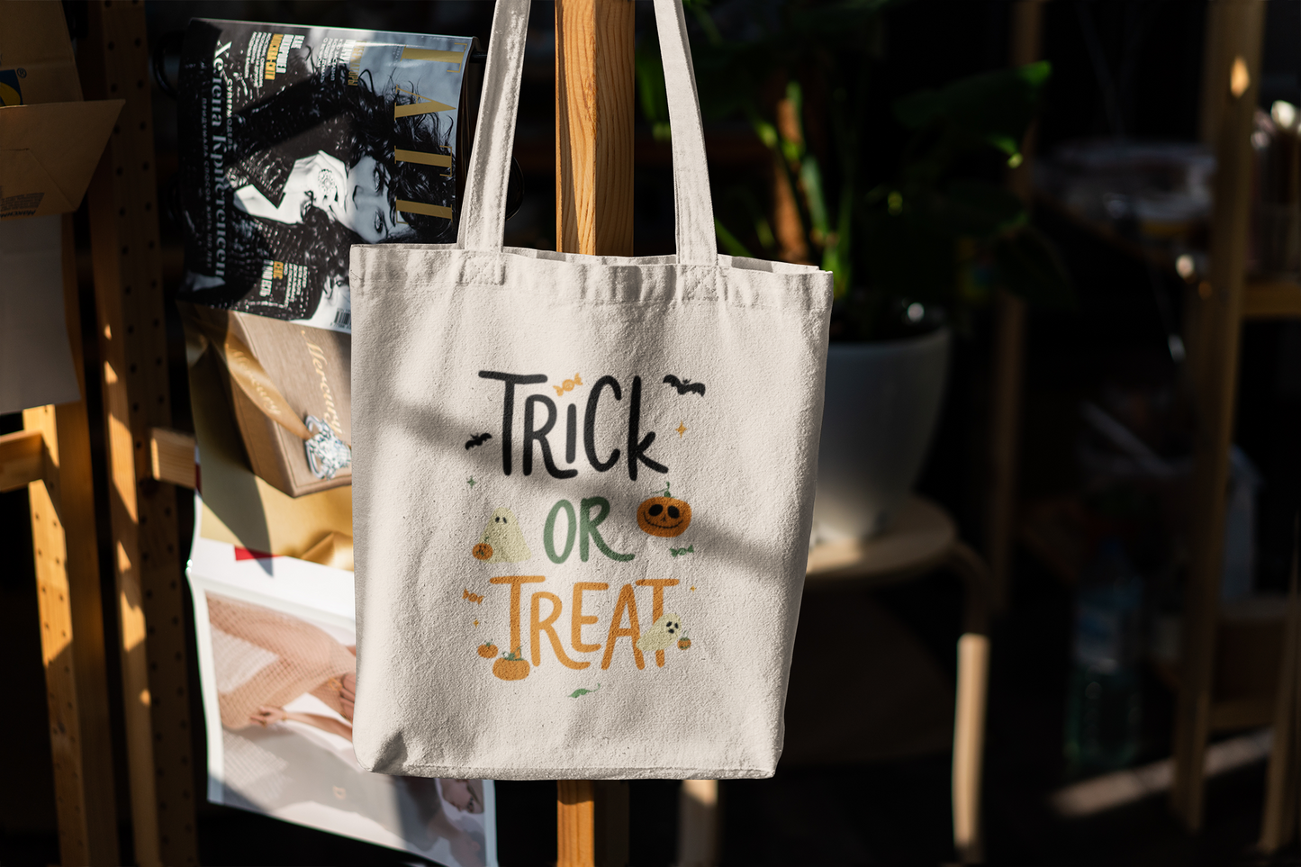 Trick or Treat Tote Bag