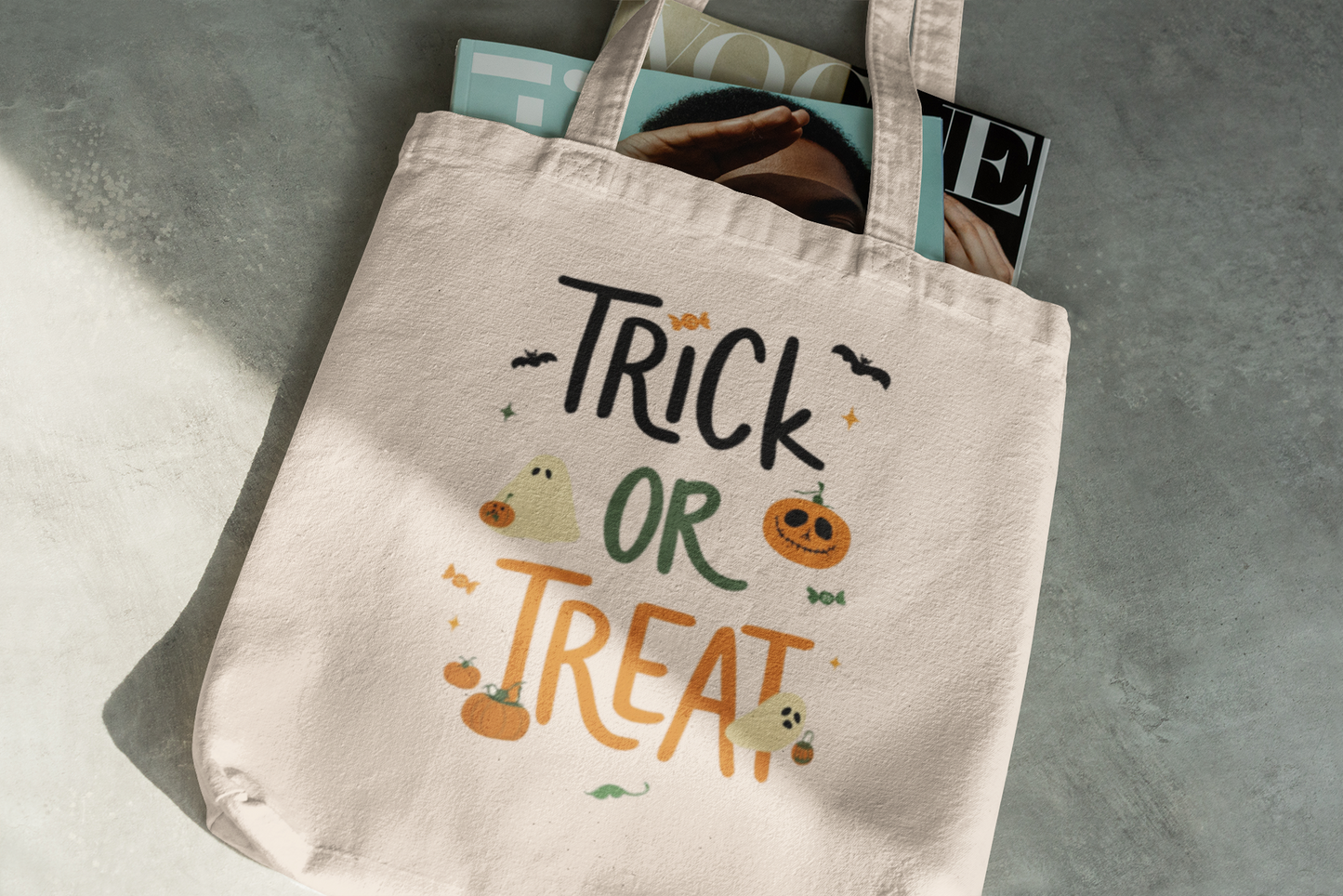 Trick or Treat Tote Bag