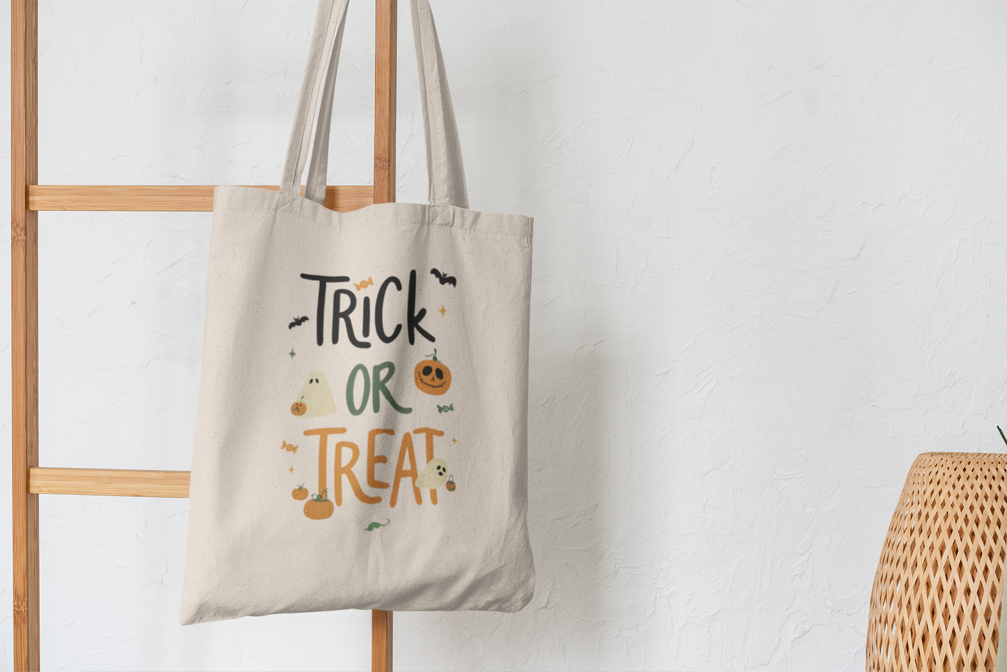 Trick or Treat Tote Bag