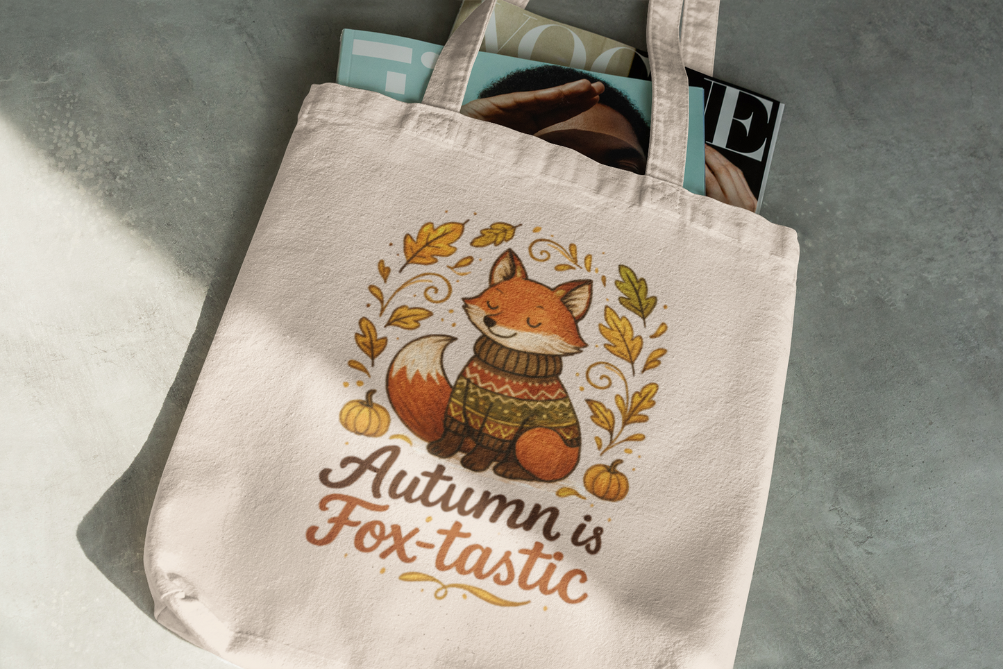 Autumn Fox Tote Bag