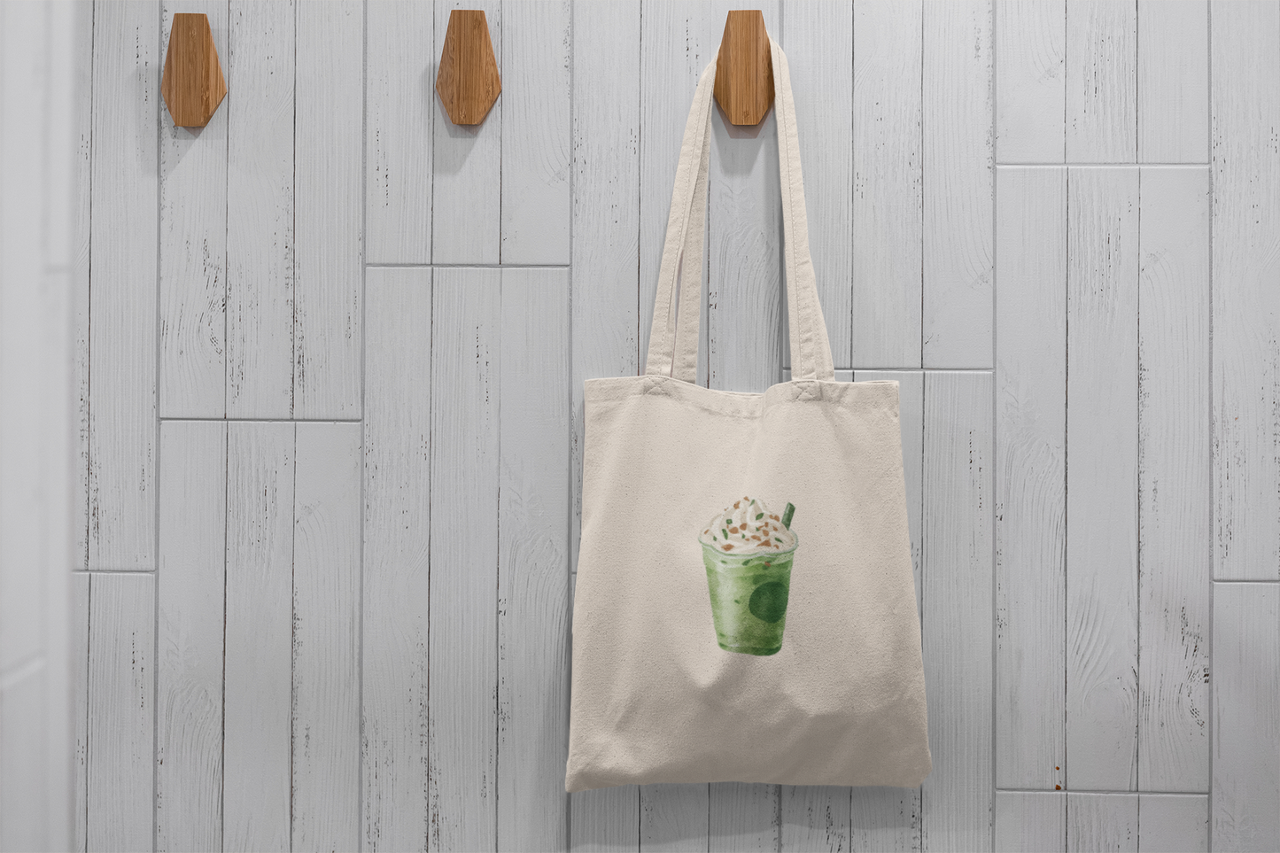 Matcha Green Tea Frappuccino Tote Bag