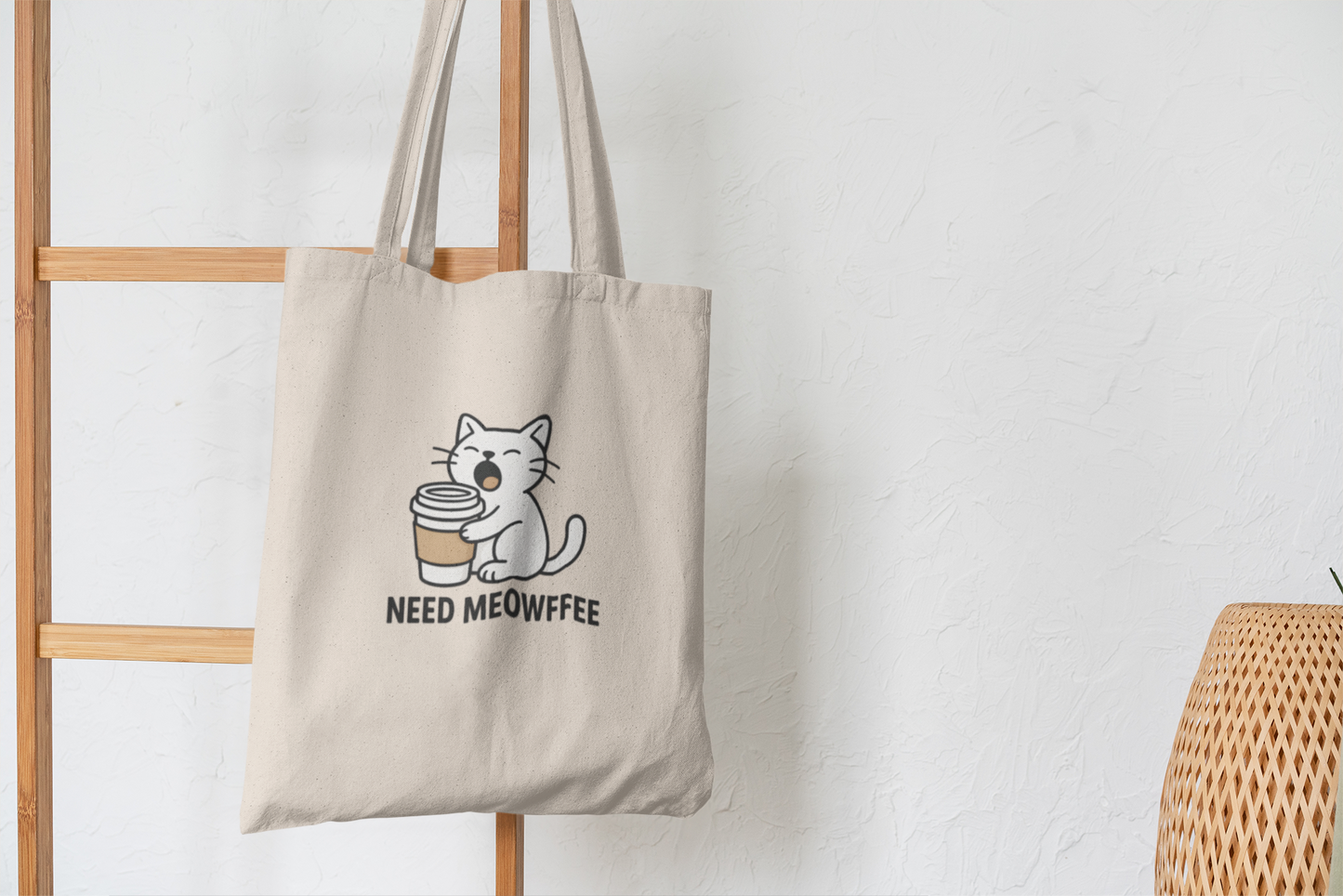 Need Meowffee Tote Bag