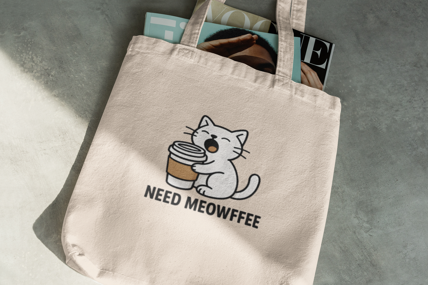 Need Meowffee Tote Bag