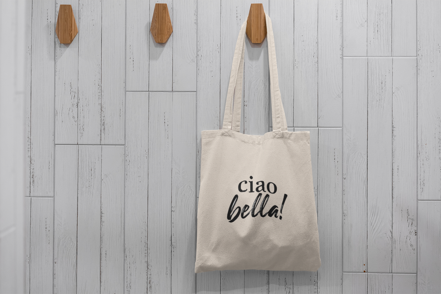 Ciao Bella! Tote Bag – Chic Italian Phrase Design