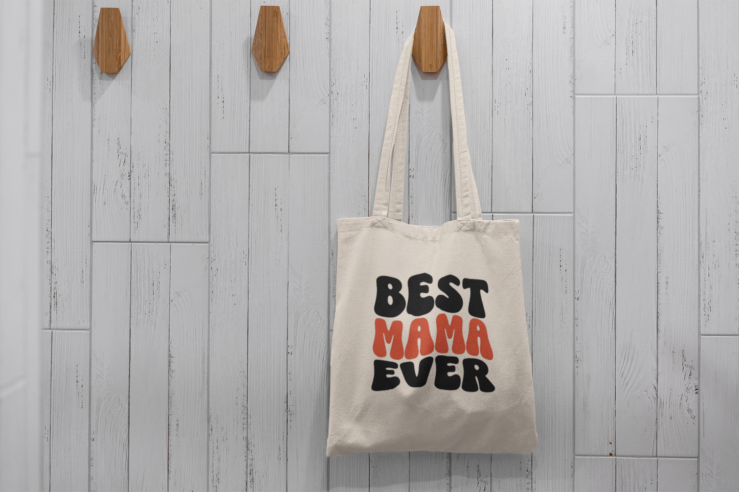 BEST MAMA EVER Tote Bag – Cute Gift for Moms, Mother's Day, or Mom Appreciation