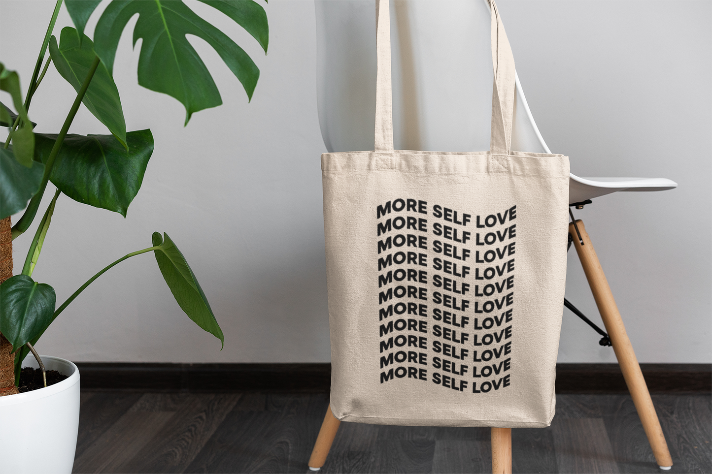 MORE SELF LOVE Tote Bag – Motivational Canvas Bag for Self-Care & Empowerment