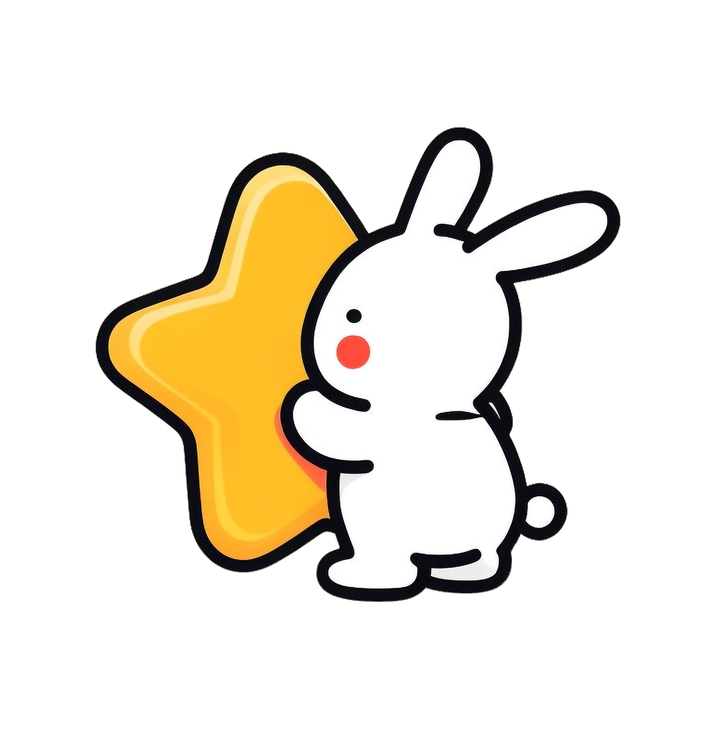 Star Bunny Unisex Cotton Tee