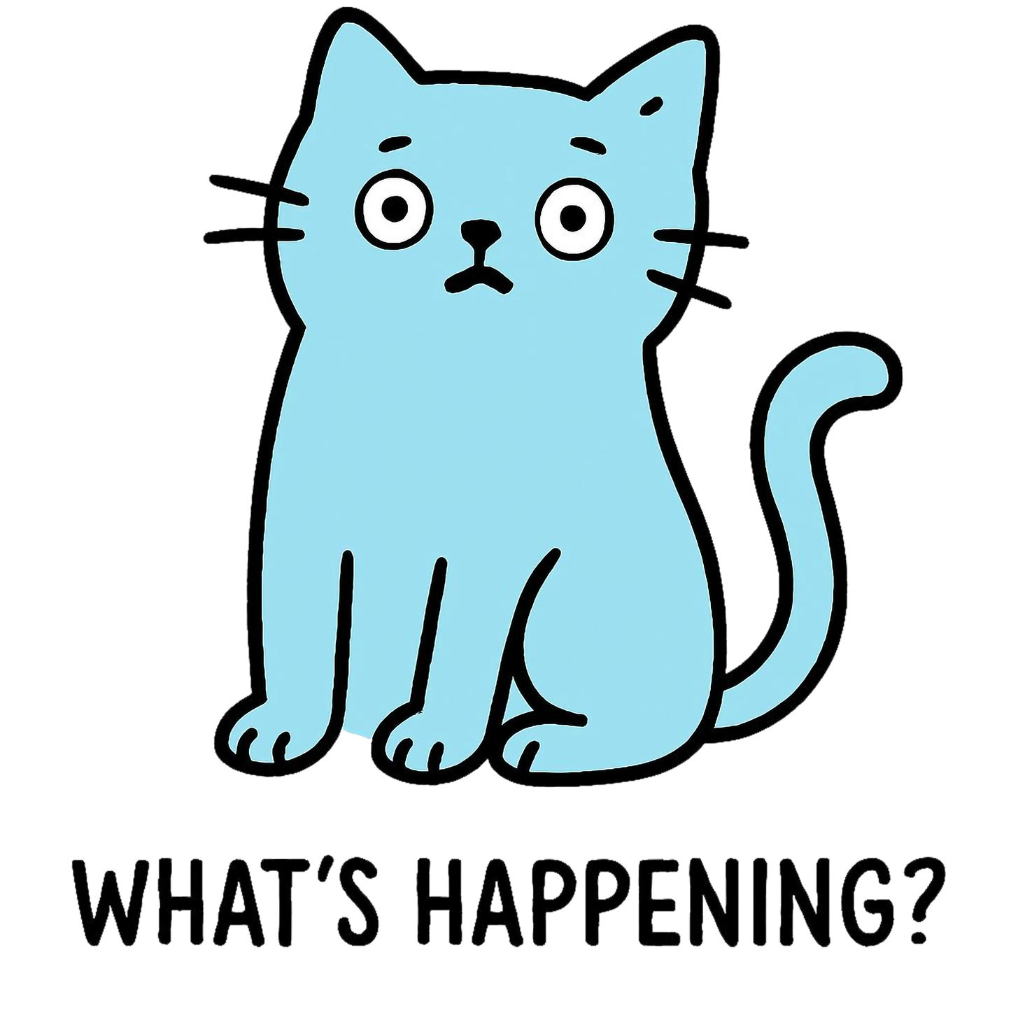 Clueless Cat Unisex Cotton Tee