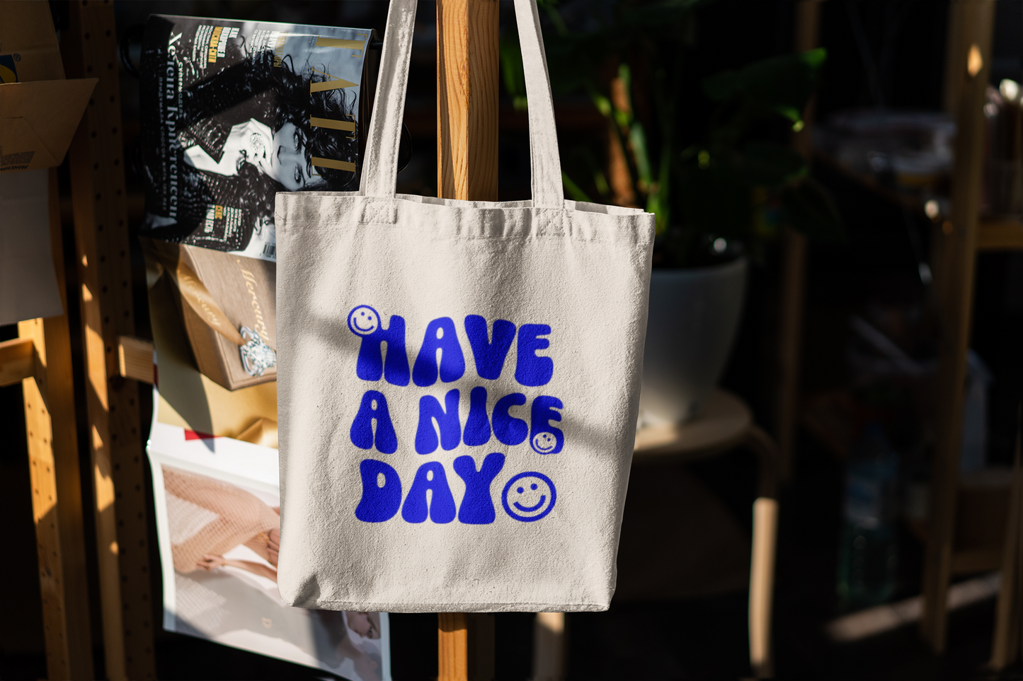 Have A Nice Day Tote Bag