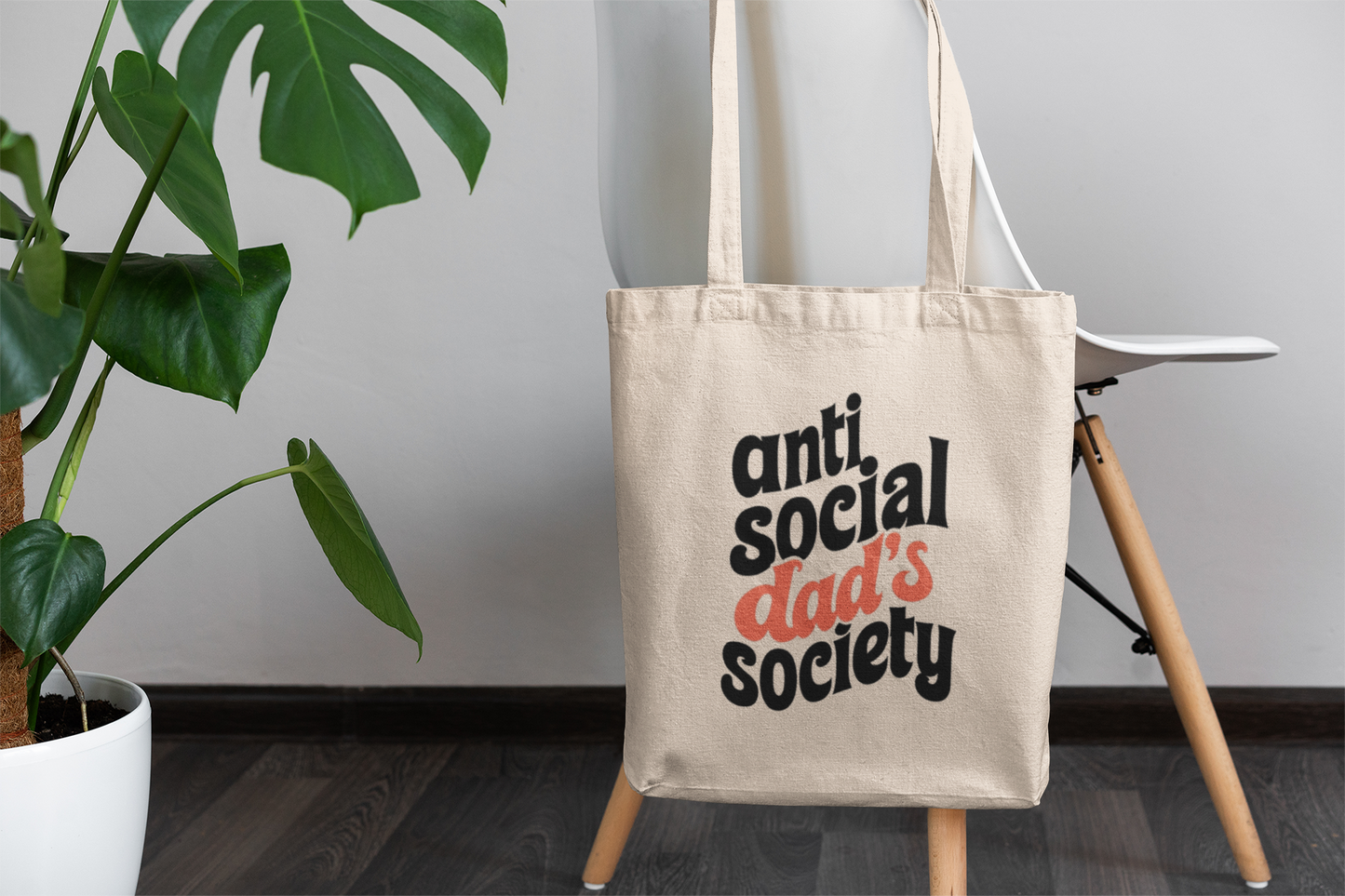Anti Social Dad's Society Tote Bag