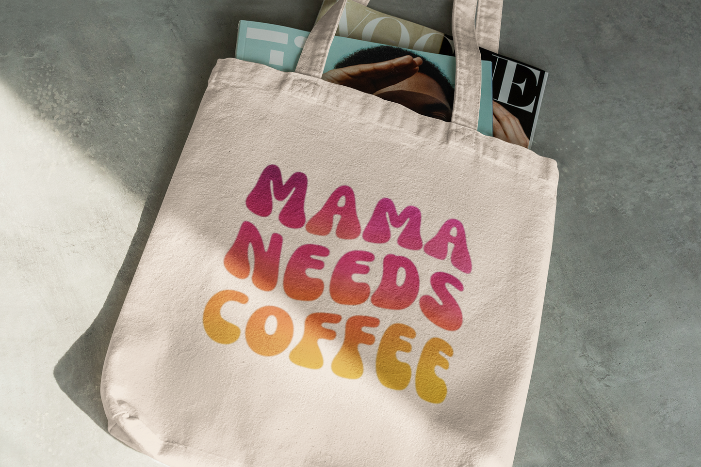 Mama Needs Coffee Tote Bag