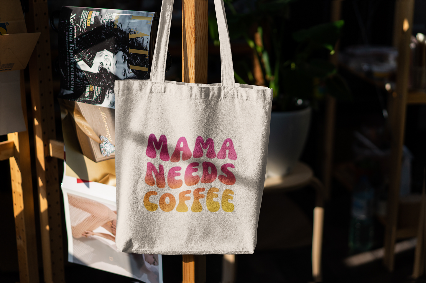 Mama Needs Coffee Tote Bag