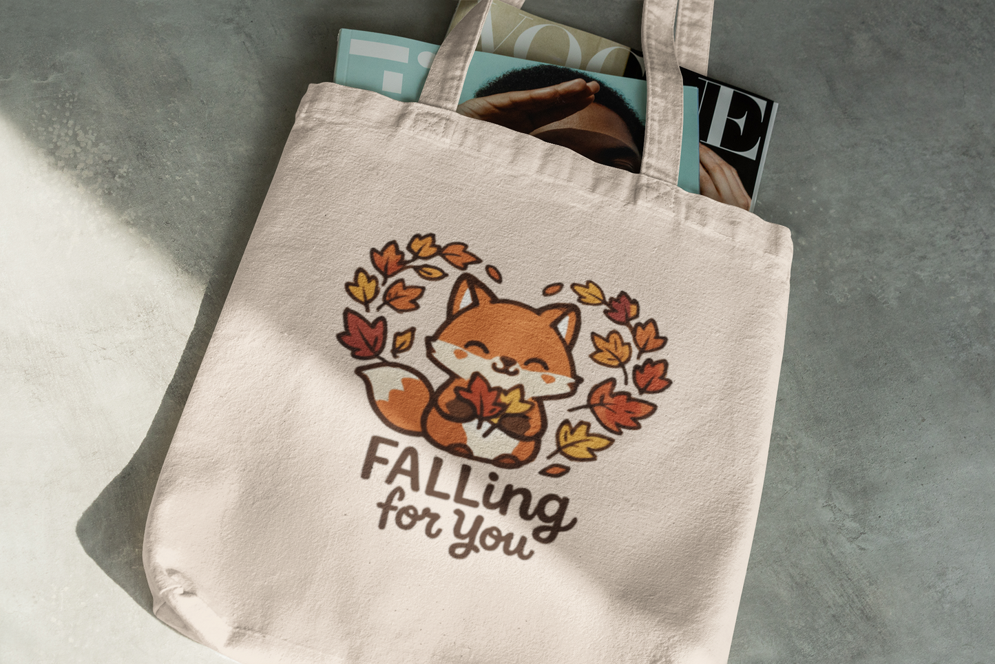 Falling For You Tote Bag