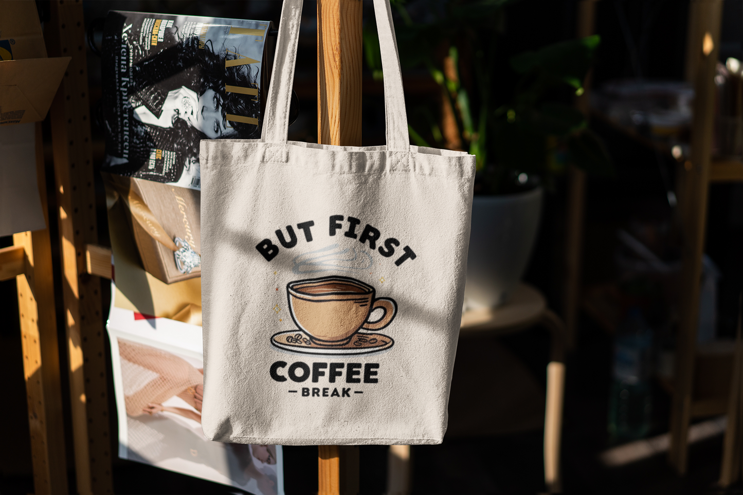 But First Coffee Tote Bag