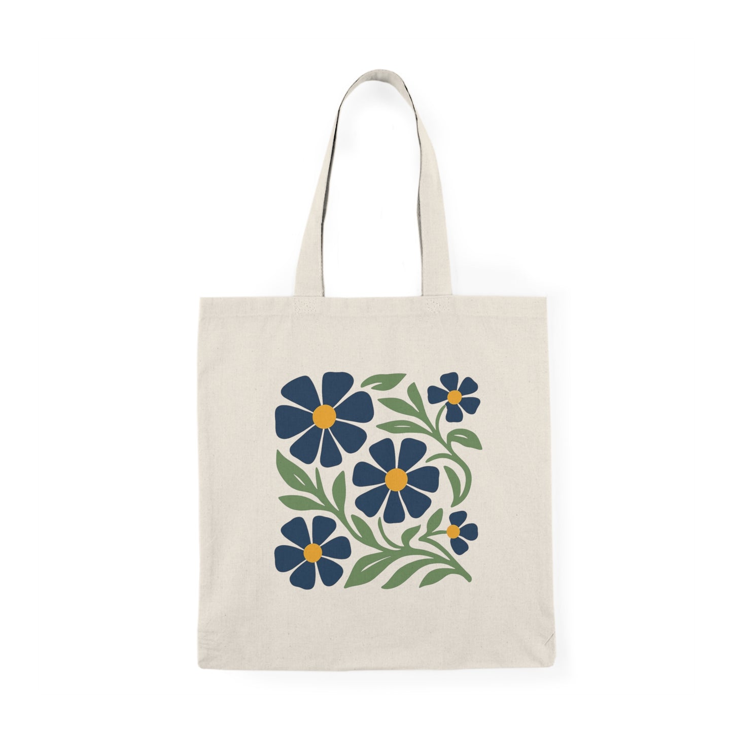 Blue Flowers Tote Bag