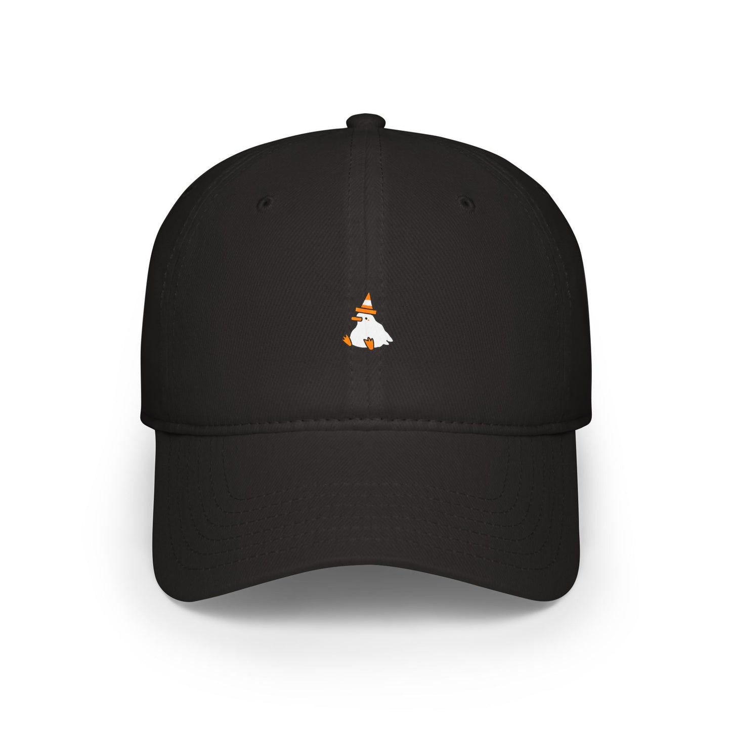 Duck With Orange Traffic Cone Baseball Hat