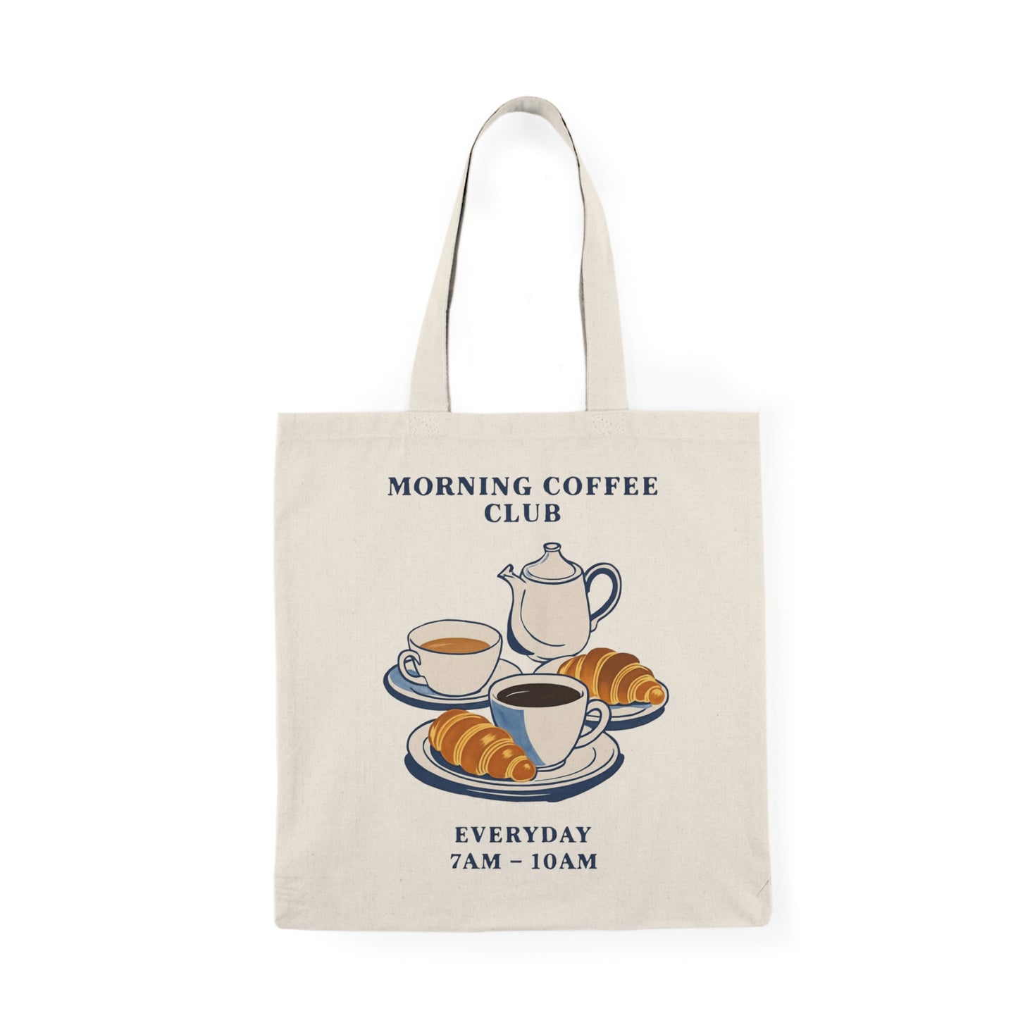 Morning Coffee Club Tote Bag