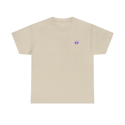 Cute Purple Skull Unisex Cotton Tee