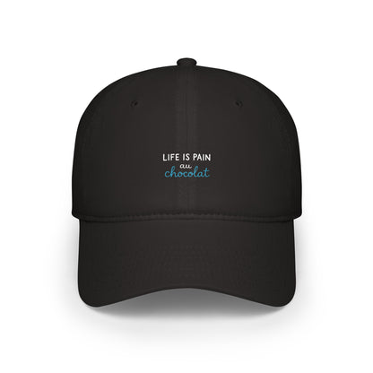 Life Is Pain Au Chocolat Baseball Hat