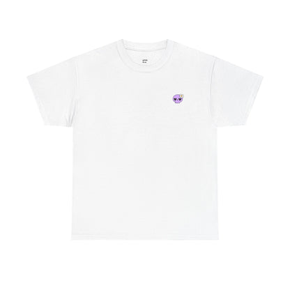 Cute Purple Skull Unisex Cotton Tee
