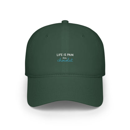 Life Is Pain Au Chocolat Baseball Hat