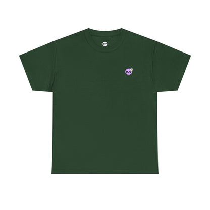Cute Purple Skull Unisex Cotton Tee