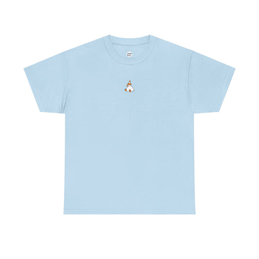 Duck with a Orange Traffic Cone Unisex Cotton Tee
