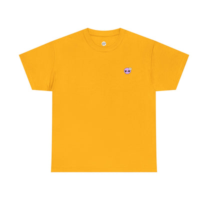 Cute Purple Skull Unisex Cotton Tee