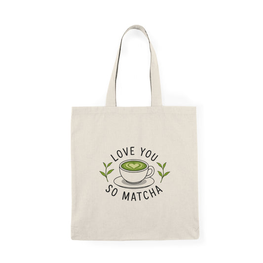 Love You So Matcha Tote Bag