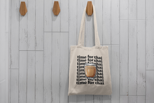 Time for Chai Tote Bag