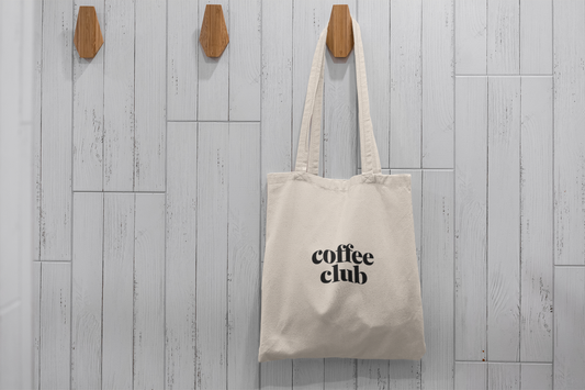 Coffee Club Tote Bag