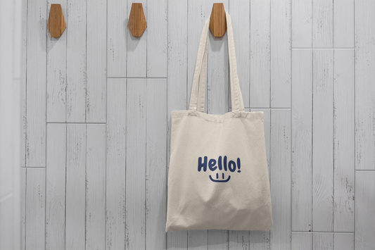 Hello Tote Bag