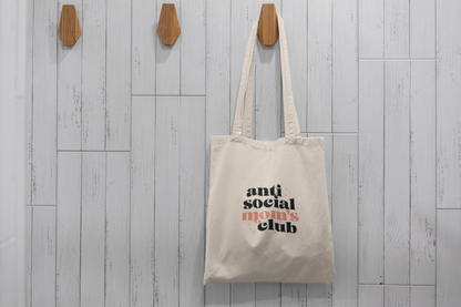 Anti Social Moms Club Tote Bag